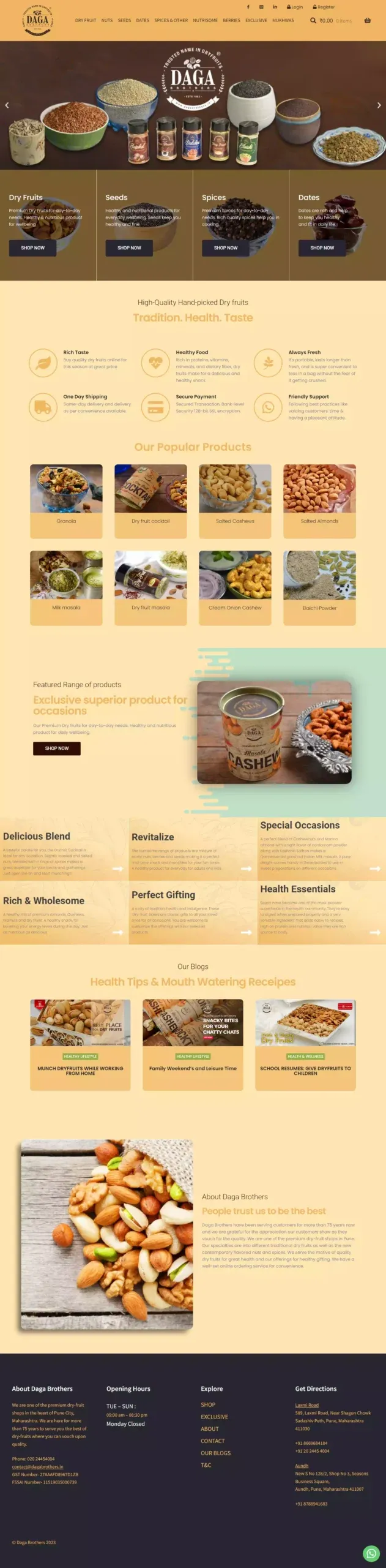 Daga Brothers website