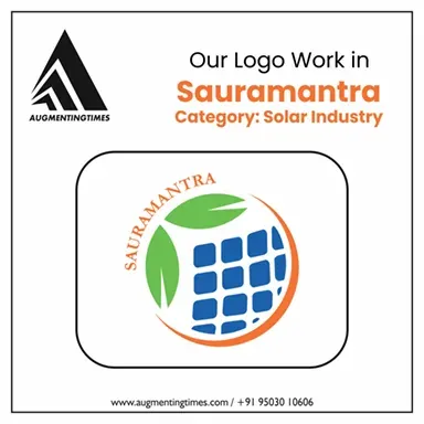 Sauramantra Logo — Corporate Branding