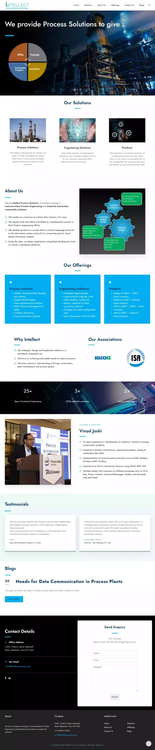 Intellect Process website